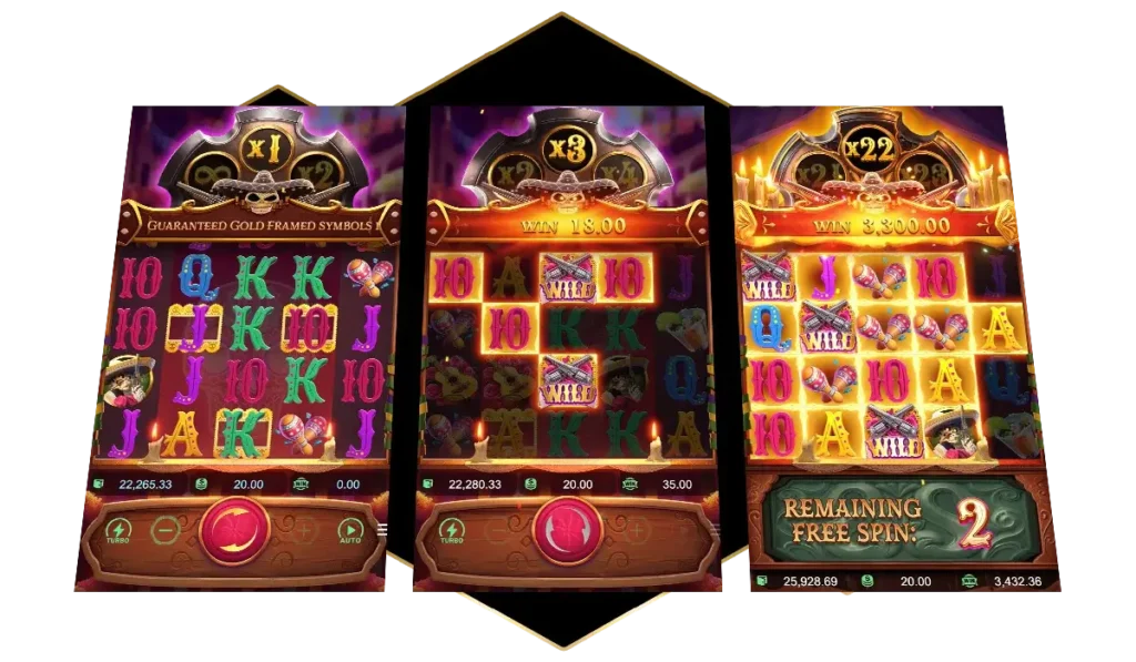 รูปแบบของตัวเกม Wild Bandito