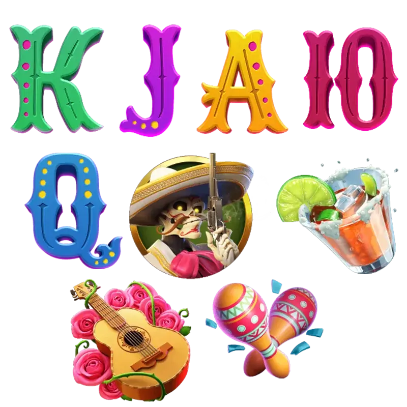 สัญลักษณ์จ่ายเงินรางวัลในเกม จ่ายสูงทุกตัว